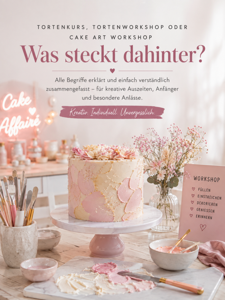 Tortenworkshop bei Cake Affairé in Solingen zwischen Düsseldorf und Köln